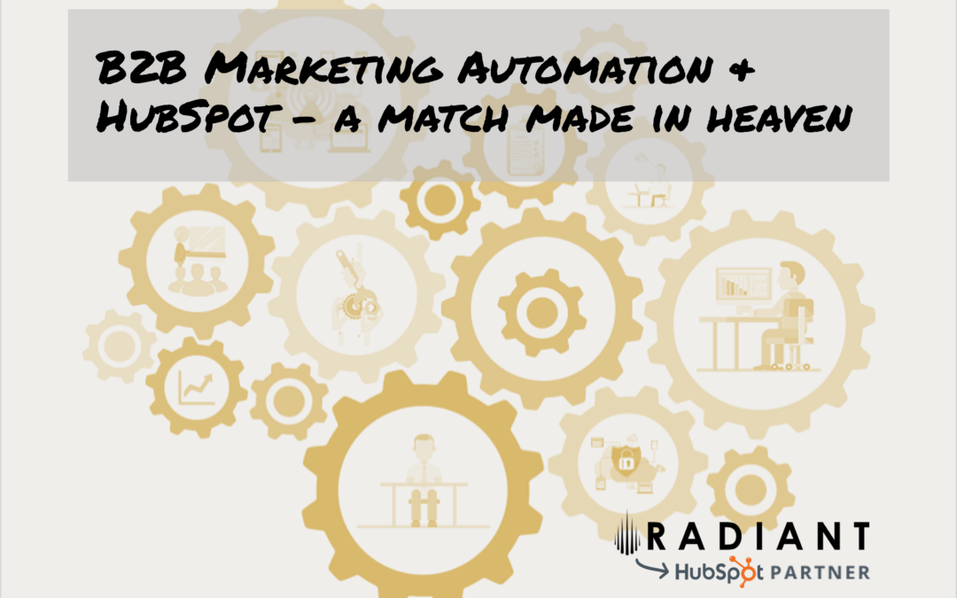 B2B marketing automation & HubSpot – et match lavet i himlen