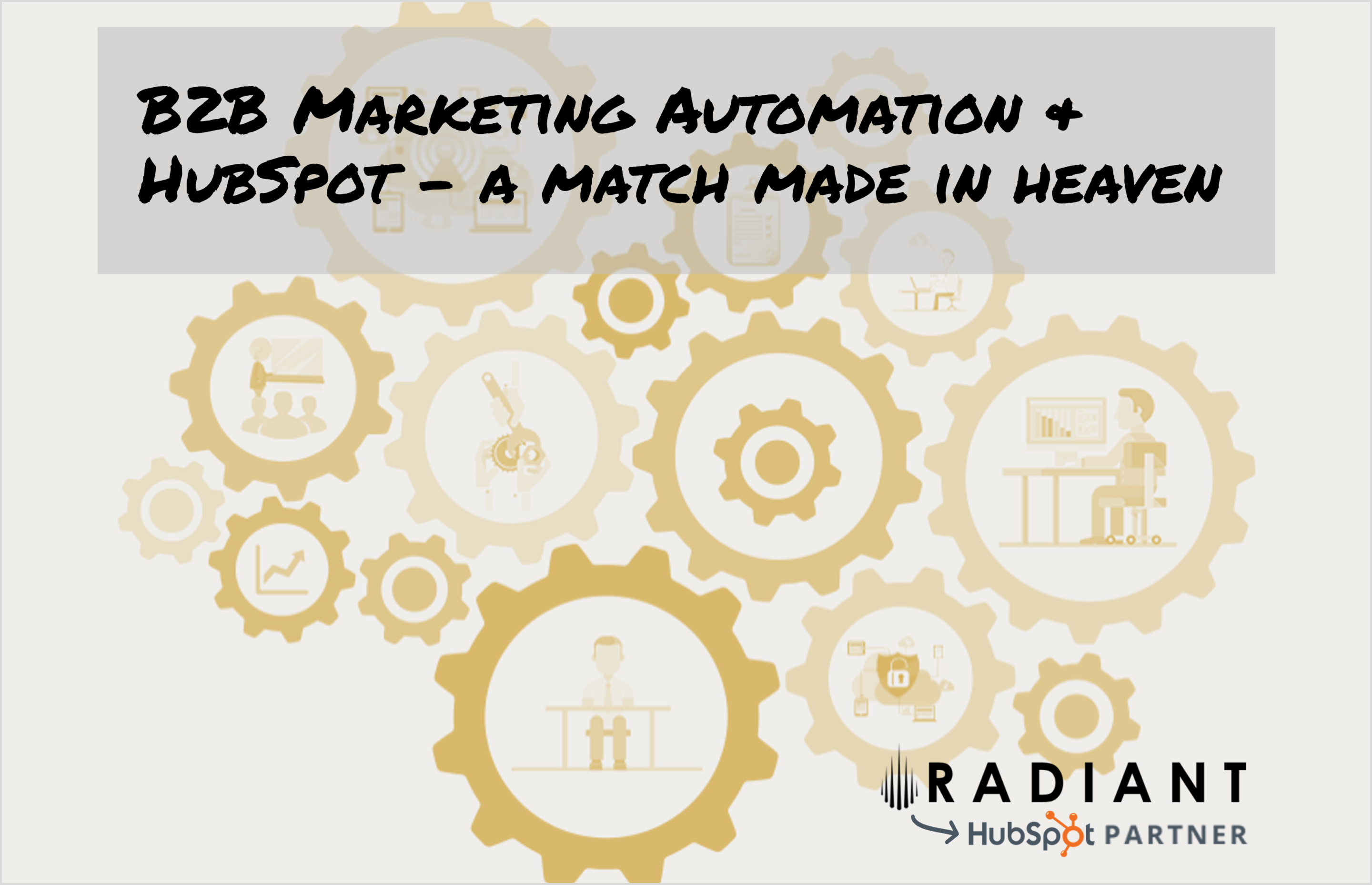 B2B marketing automation & HubSpot – et match lavet i himlen