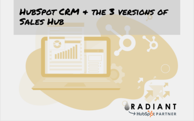 HubSpot CRM & the 3 versions of Sales Hub