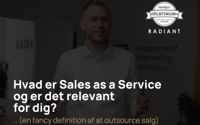 Hvad er Sales as a Service og er det relevant for dig?