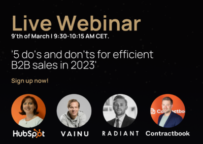 Webinar: 5 do’s and don’ts for efficient B2B sales in 2023