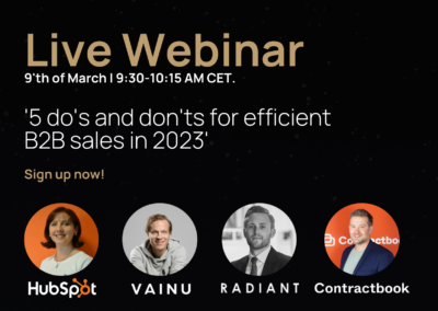 Webinar: 5 do’s and don’ts for effektivt B2B salg i 2023