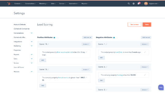 HubSpot Predictive Lead Scoring