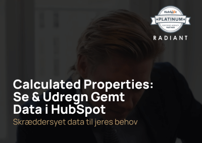Calculated Properties: Se gemte muligheder til B2B salg