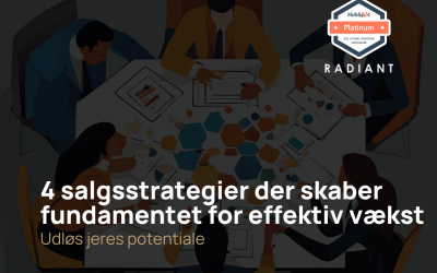 4 salgsstrategier der skaber fundamentet for effektiv vækst