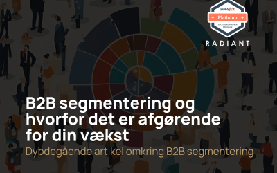 B2B segmentering og hvorfor det er afgørende for dit salg