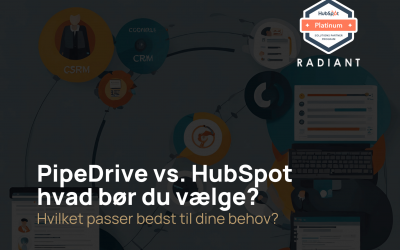 PipeDrive vs. HubSpot – hvad bør du vælge?