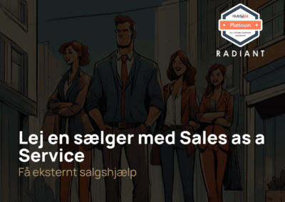 Lej sælgere med Sales as a Service