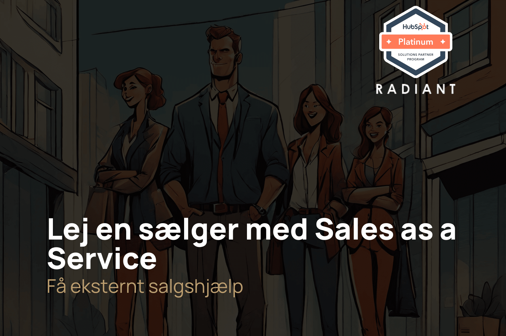 Lej sælgere med Sales as a Service