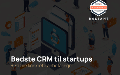 Bedste CRM til startups