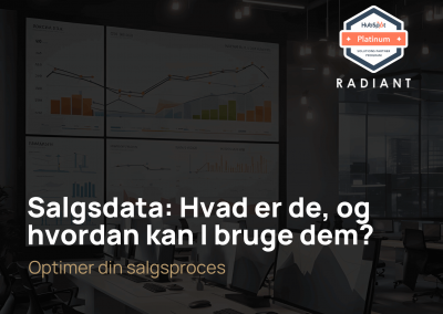 Salgsdata: Hvad er de, og hvordan kan I bruge dem?