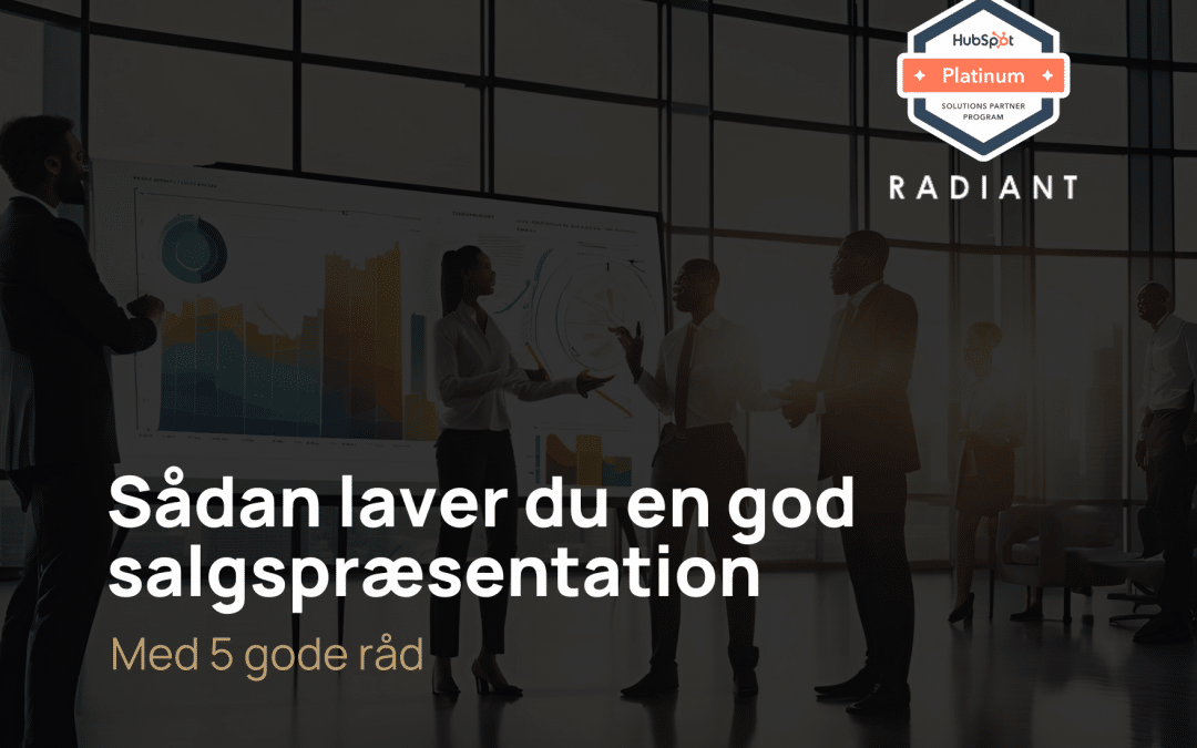 Sådan laver du en god salgspræsentation