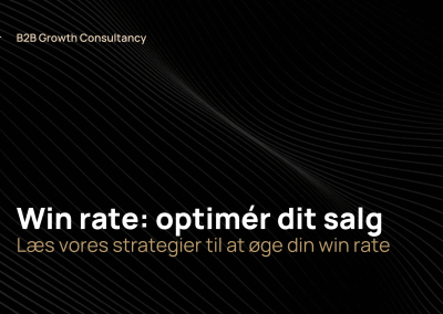 Sådan forbedrer du din win rate og optimerer dit salg 