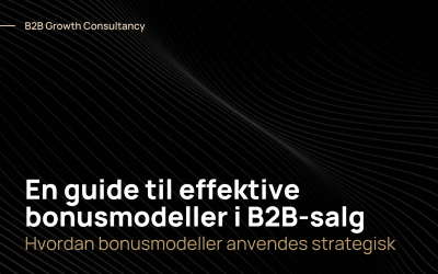 Bonusmodeller: En guide til effektive incitamentsstrukturer i B2B-salg