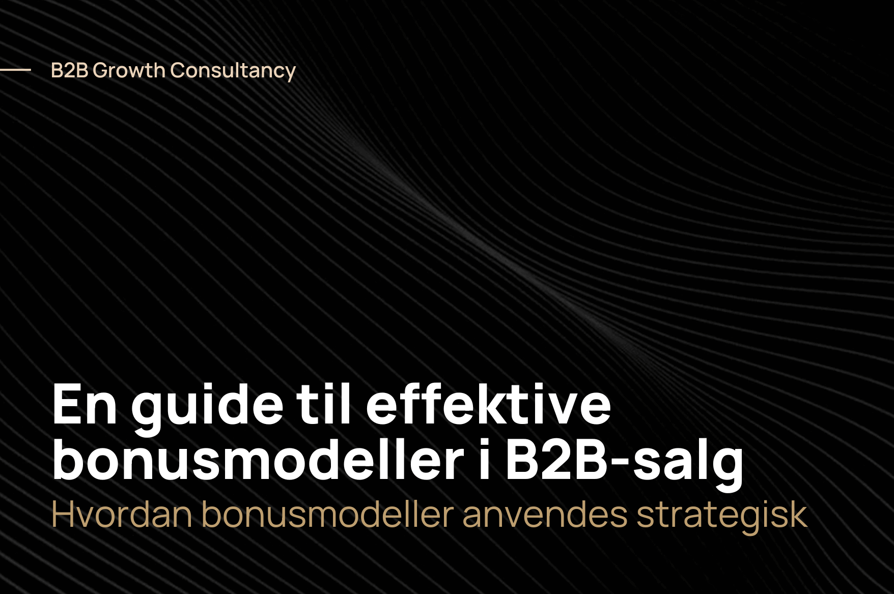 Bonusmodeller: En guide til effektive incitamentsstrukturer i B2B-salg