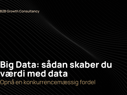 Big Data: sådan skaber data værdi for din virksomhed