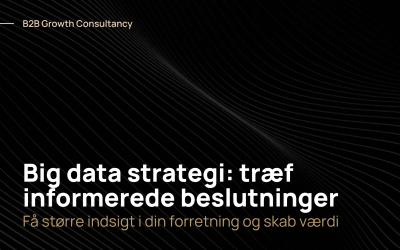 Big data strategi: træf informerede beslutninger