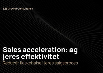 Hvad er Sales Acceleration?