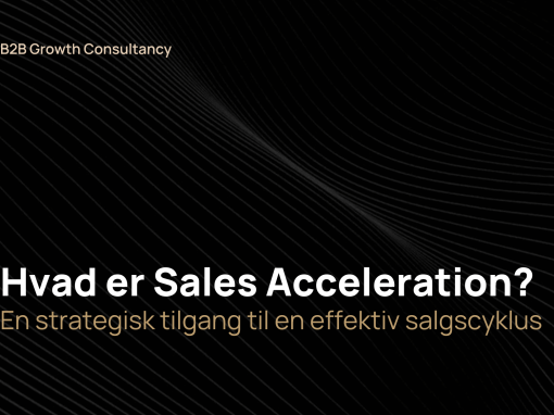 Hvad er Sales Acceleration?