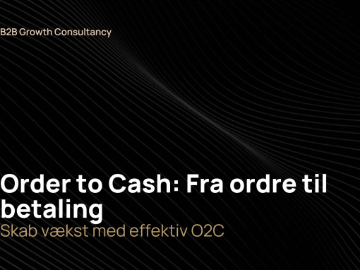 Order to Cash: fra ordre til betaling